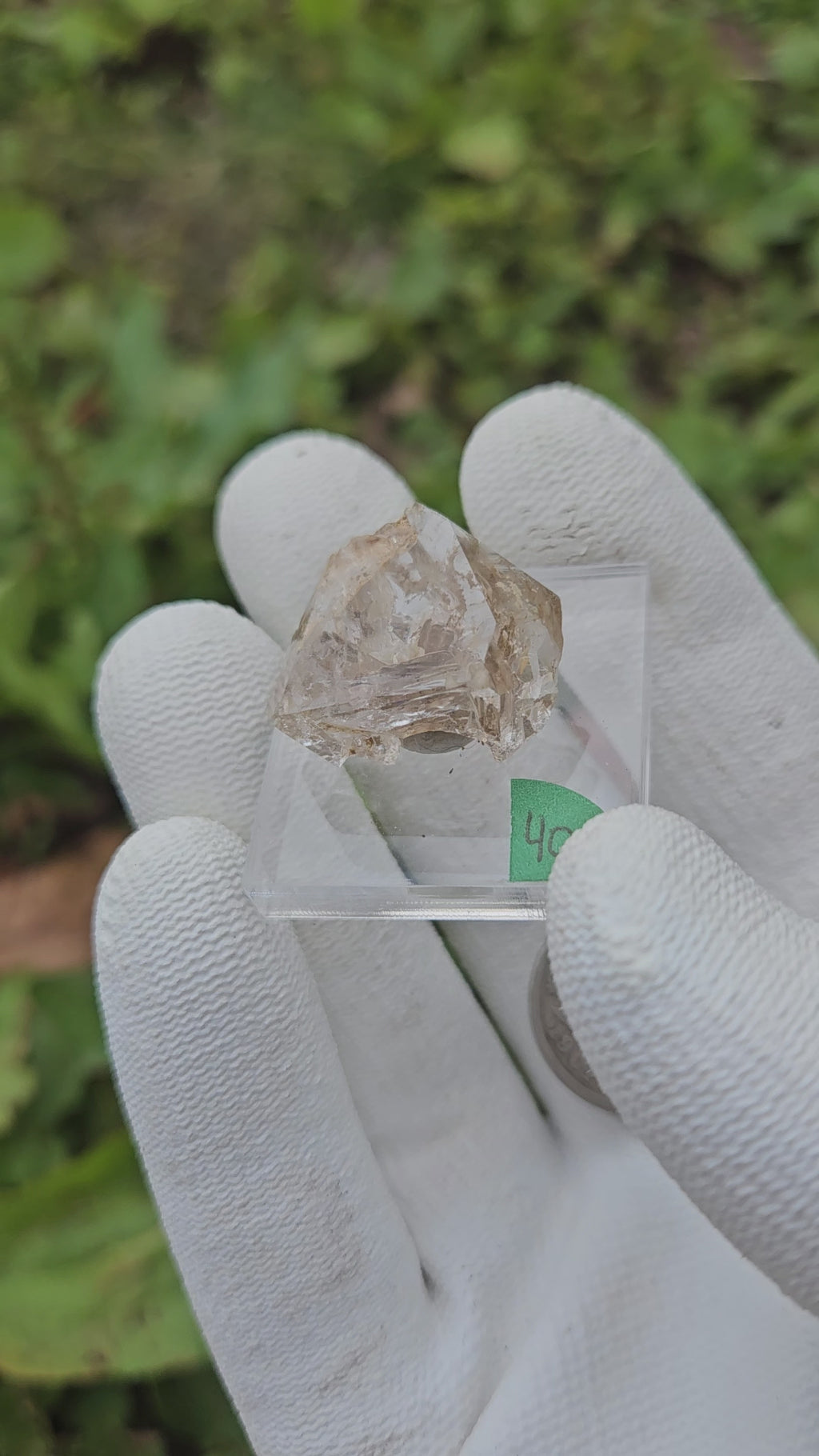 "Hampshirmer" Diamond Smoky Quartz Floater