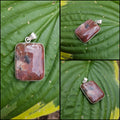 Sterling Silver Red Jasper Pendant