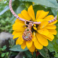 Aquamarine/Chrome Diopside Copper Choker