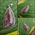 Red Moss Agate Pendant