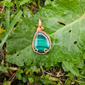 Copper Malachite Pendant