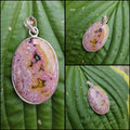 Sterling Silver Ocean Jasper Pendant