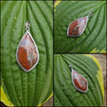 Red/Purple Moss Agate Pendant