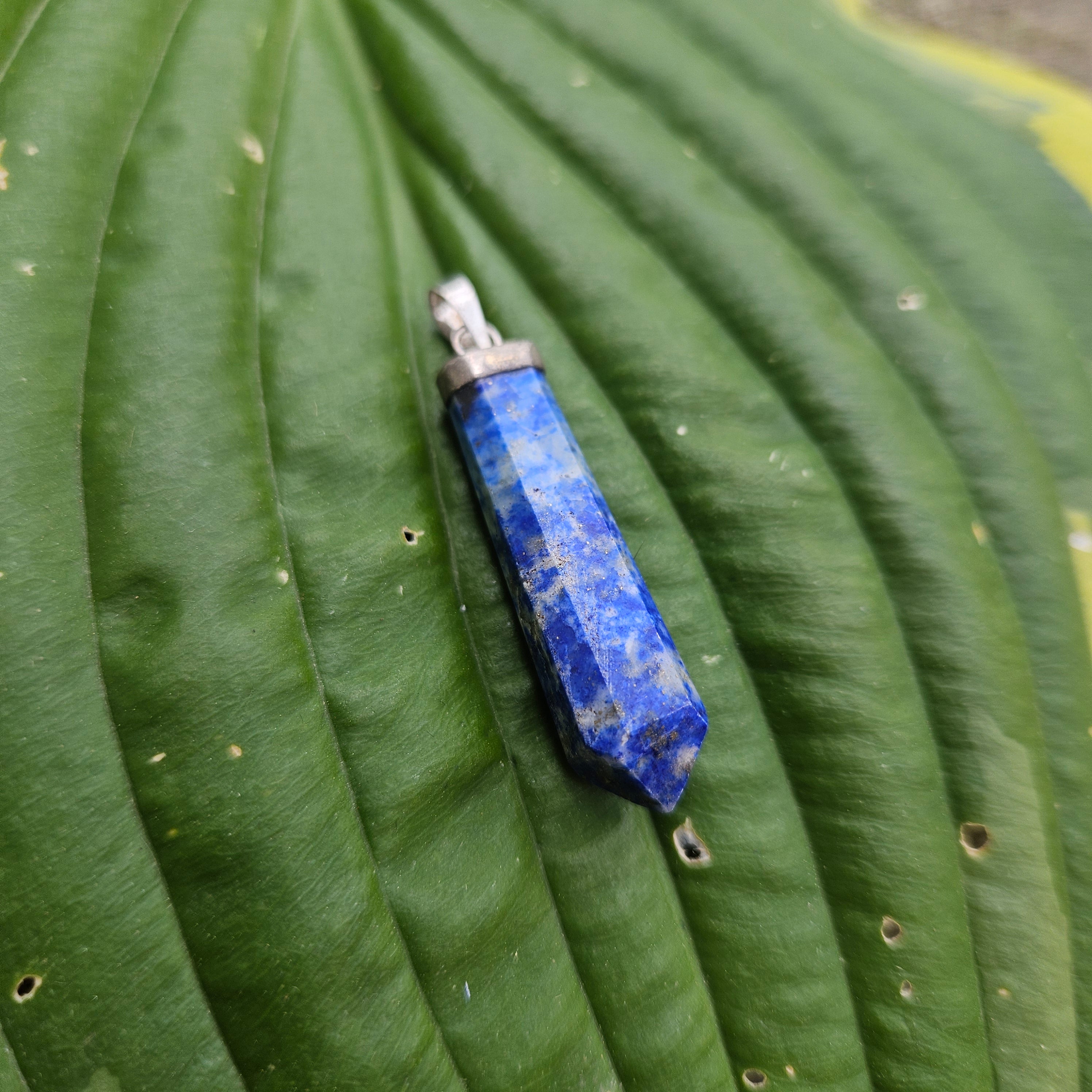 Sterling silver Lapis Lazuli pendant