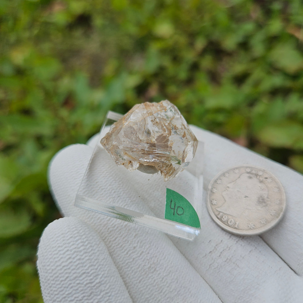 "Hampshirmer" Diamond Smoky Quartz Floater