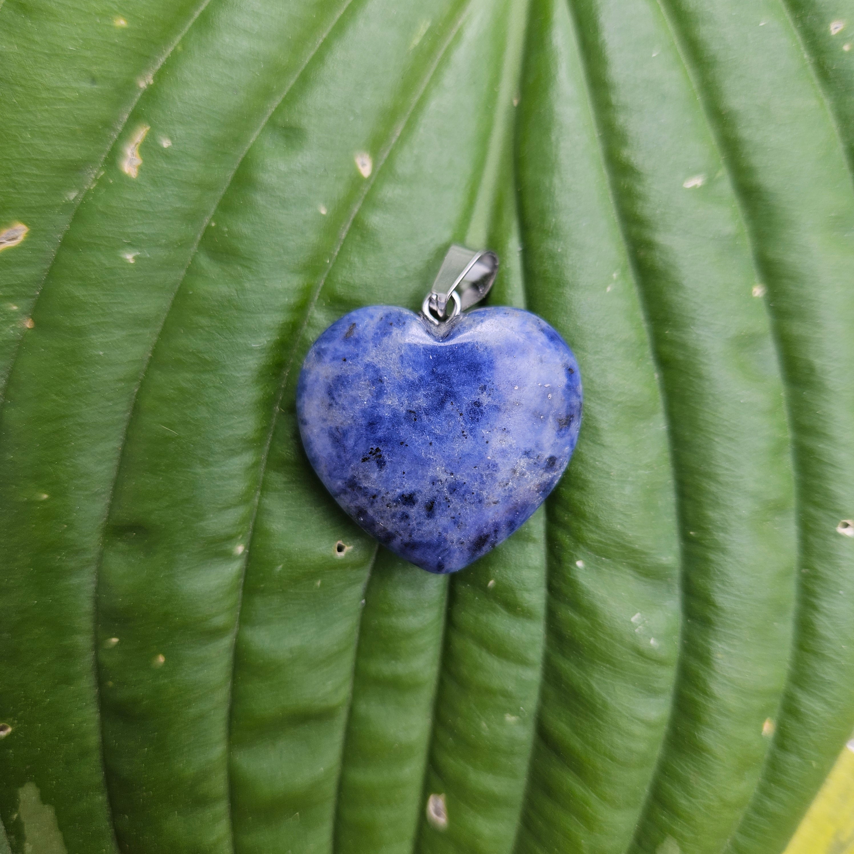 Sodalite Heart Pendants