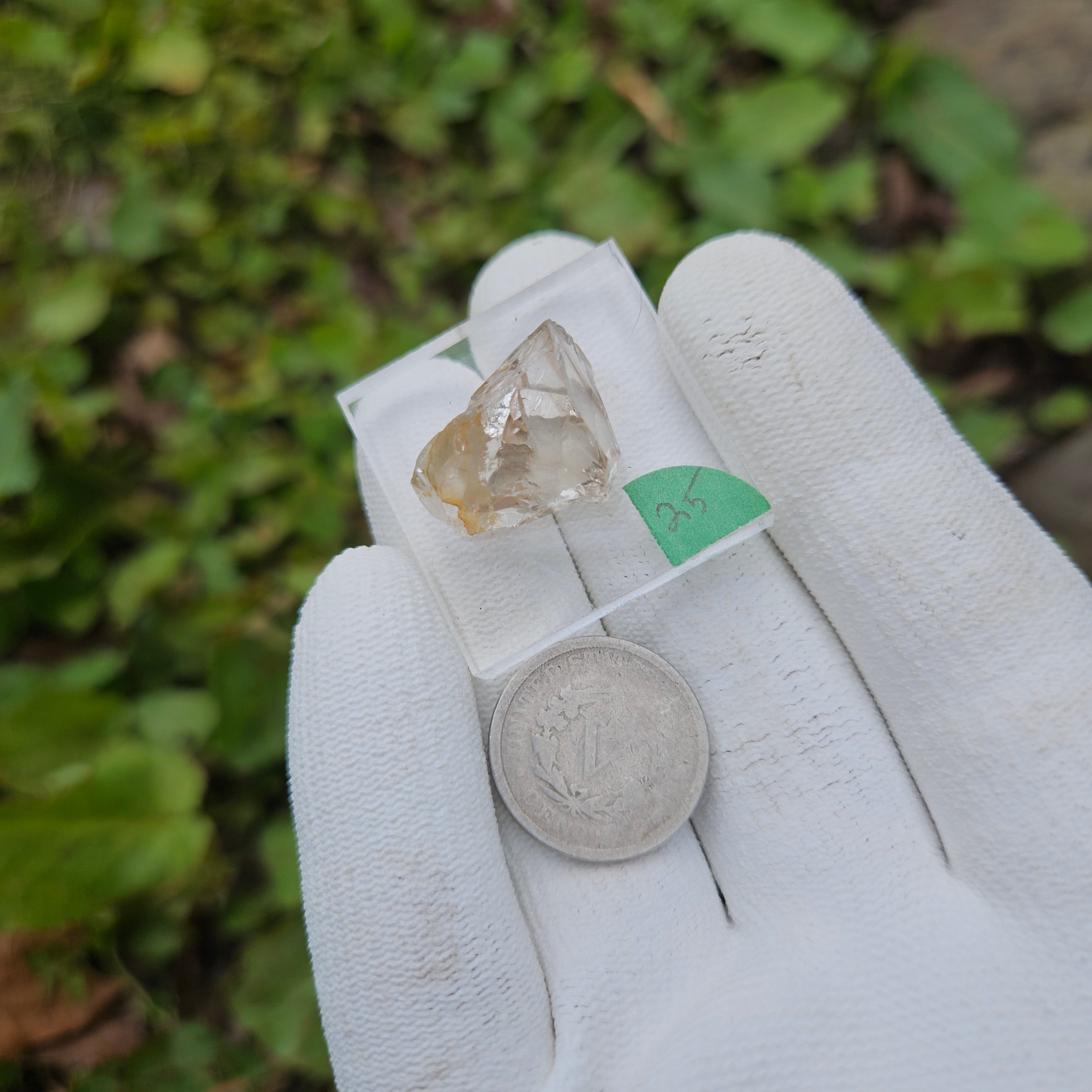 "Hampshirmer" Diamond Smoky Quartz Floater